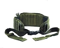 Vista 5 de FAMI Cinturón de cintura Molle con tirantes ajustables y correas libres