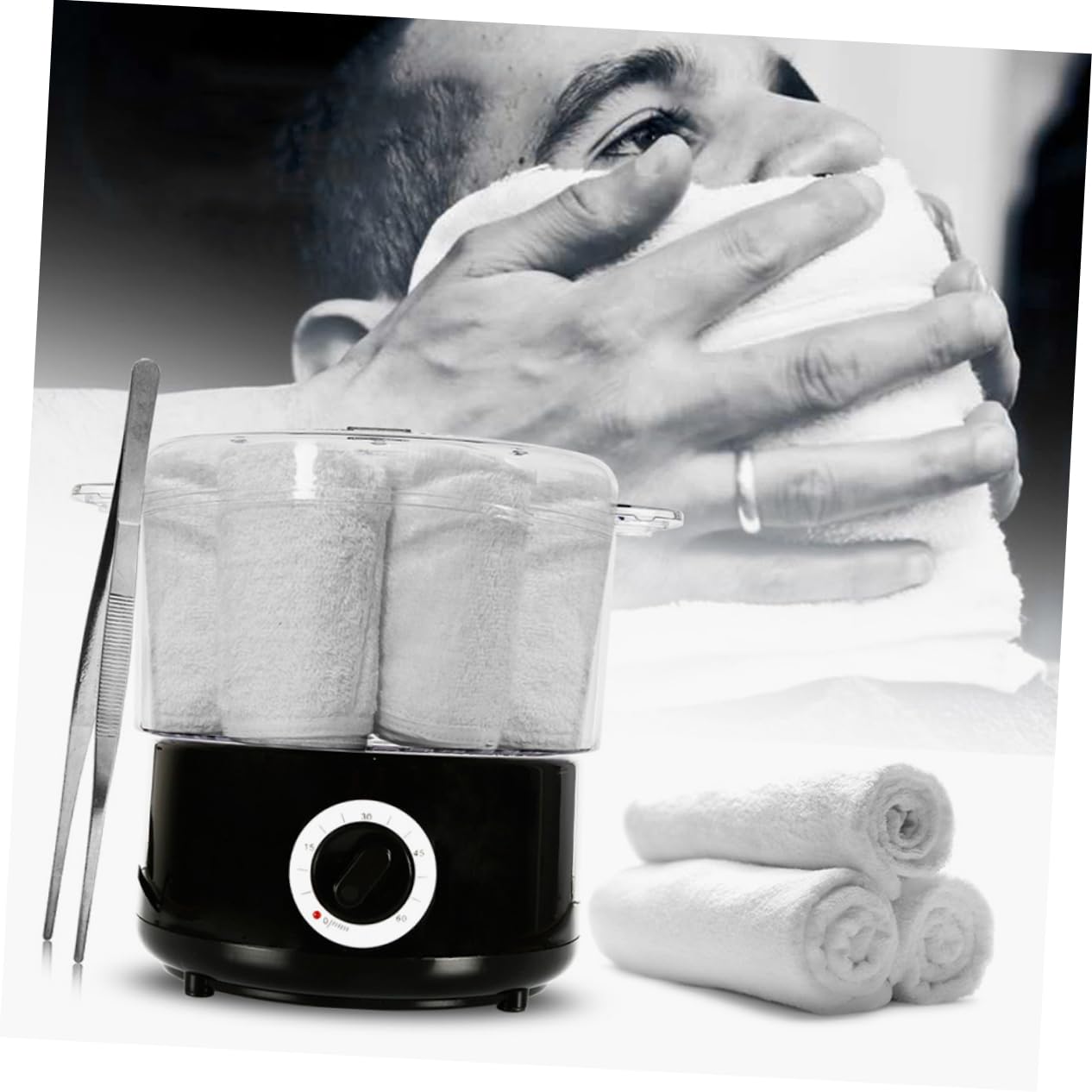 Professioneller Spa Handtuchwärmer aus Edelstahl für Beauty Salons | Schnellheizend und Tragbar, mit Silikon, Pp und Abs, für Professionellen Einsatz im Salon