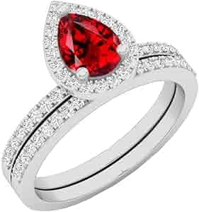 Amazon | Dazzlingrock Collection レディース 18Kホワイト