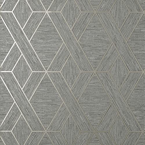 Fine Decor Miya GEO SIDEWALL Grey, 52 x 1005 cm