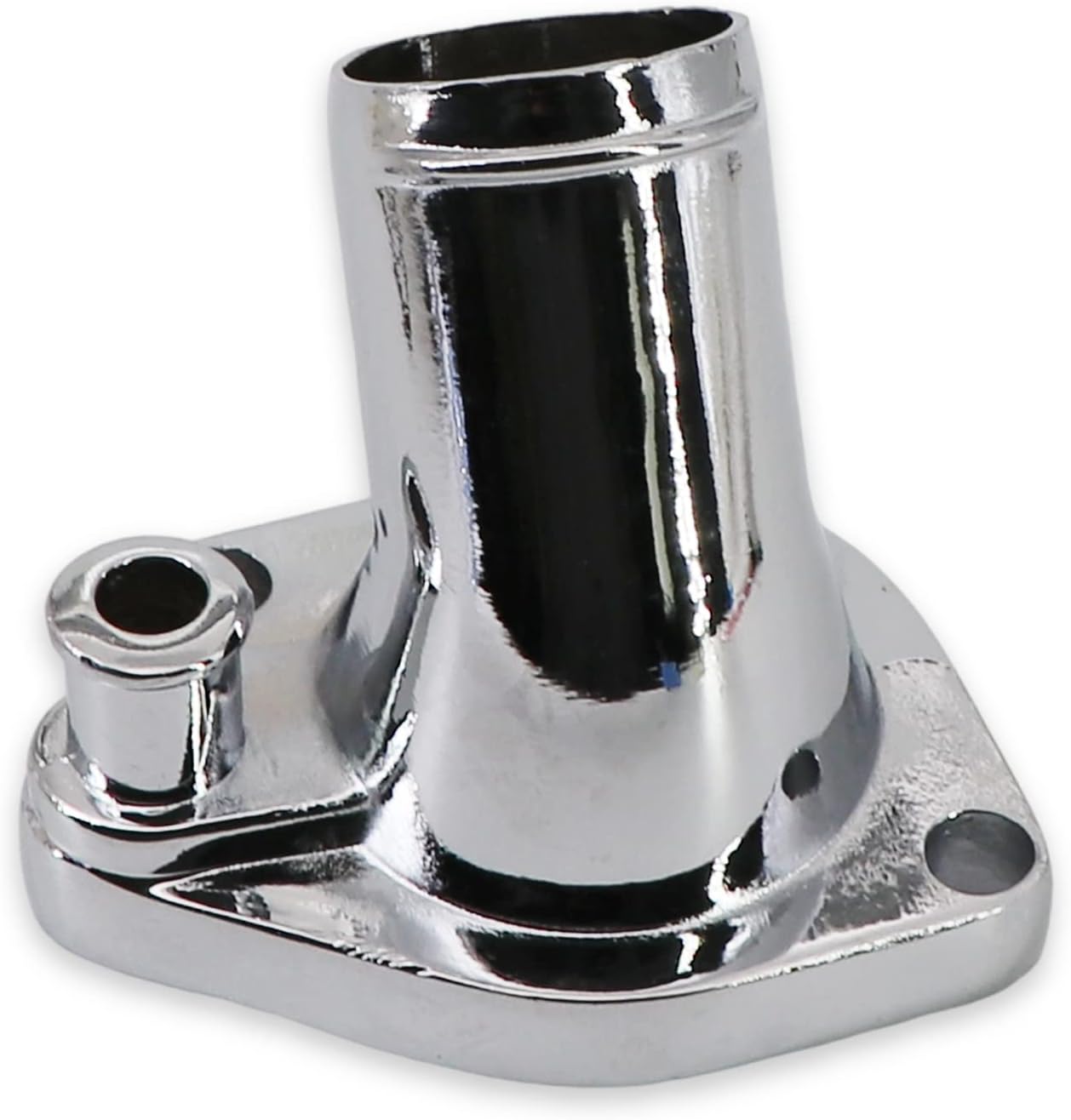4232 Chrome Water Neck for small block Ford 221, 289, 302, 351 cubic inch engines