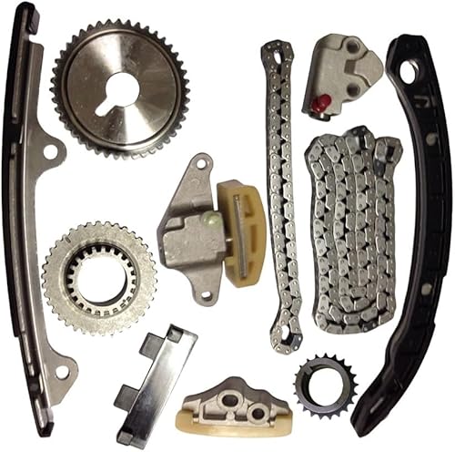 GrAles Kb-23 Qr25de 13085-6N200 13091-6N200 Kit de reparación de cadena de distribución del motor compatible con Nissan X-Trail T31 Teana Bassara