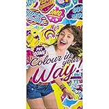  Toalla de playa Soy Luna Colour in your way! 140 x 70 cm.
