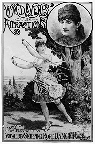 Poster Capitola Forrest Nlithograph Poster For A Performance By Capitola Forrest An American