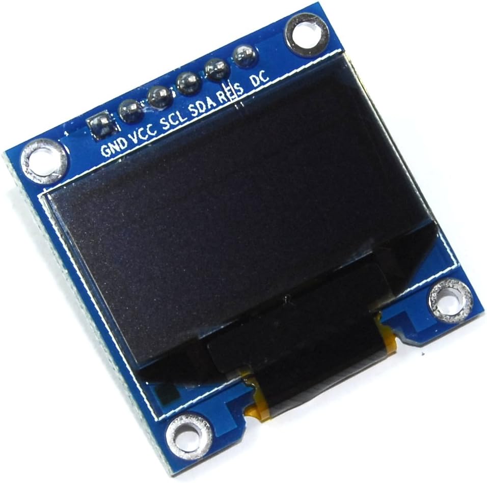 0.96" 128x64 Yellow-Blue OLED Display Module I2C U8glib Arduino