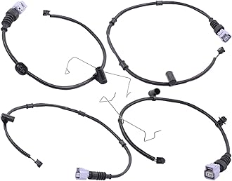 ApplianPar 4Pcs Front and Rear Brake Pad Wear Sensor for Lexus LS460 2007-2017 LS600h 2008-2016
