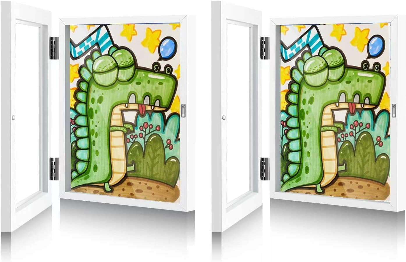 [2Pack] Kids Art Frames,Picture Frame For Kid Art Work,Child Art Frame With Storage