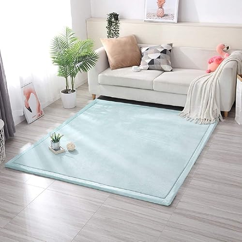 Miniatura 5 de Lyfreen Alfombra moderna de espuma viscoelástica para niños y niñas con diseño de flores, alfombra para niños y niñas, ultra suave, para dormitorio