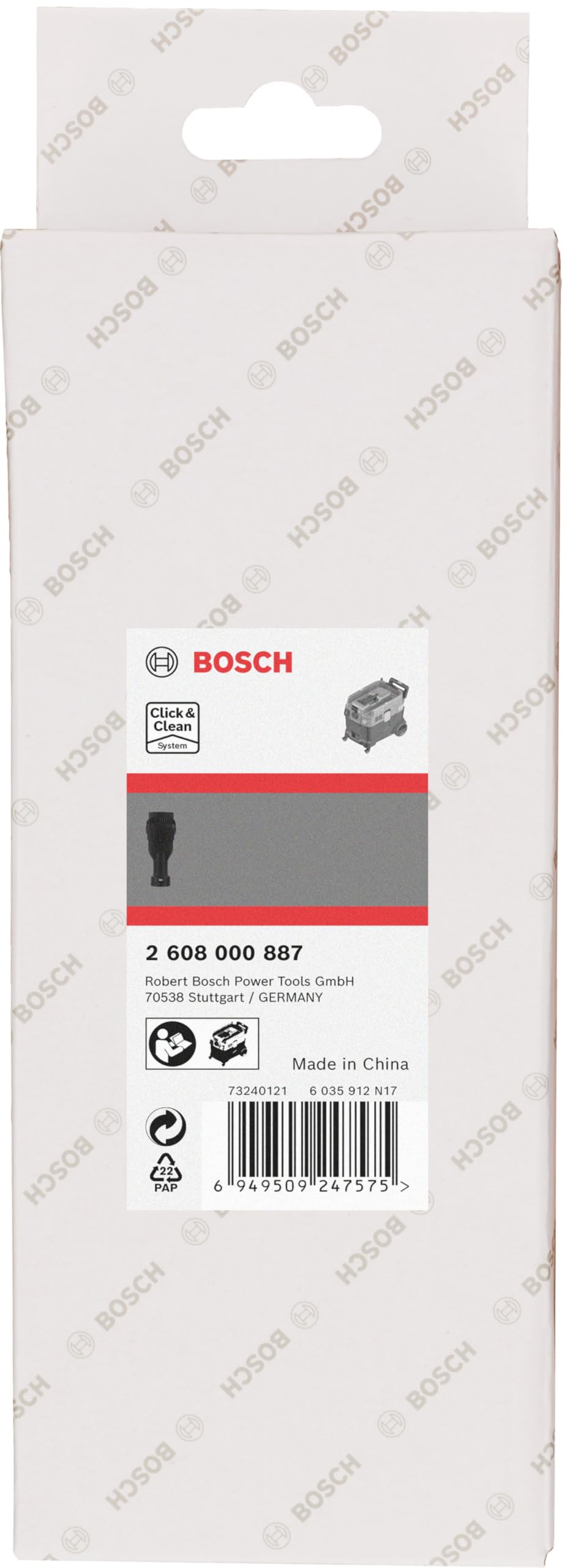 Bosch 1 brosse d'aspiration Pro Combi (accessoire professionnel)