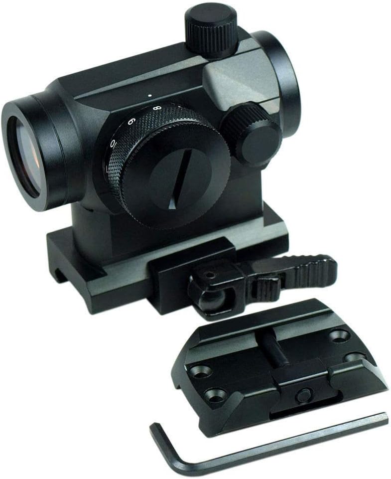 Red Dot Sight Hunting Accessories Tactical Red Dot Scope with Green Dot and Riser