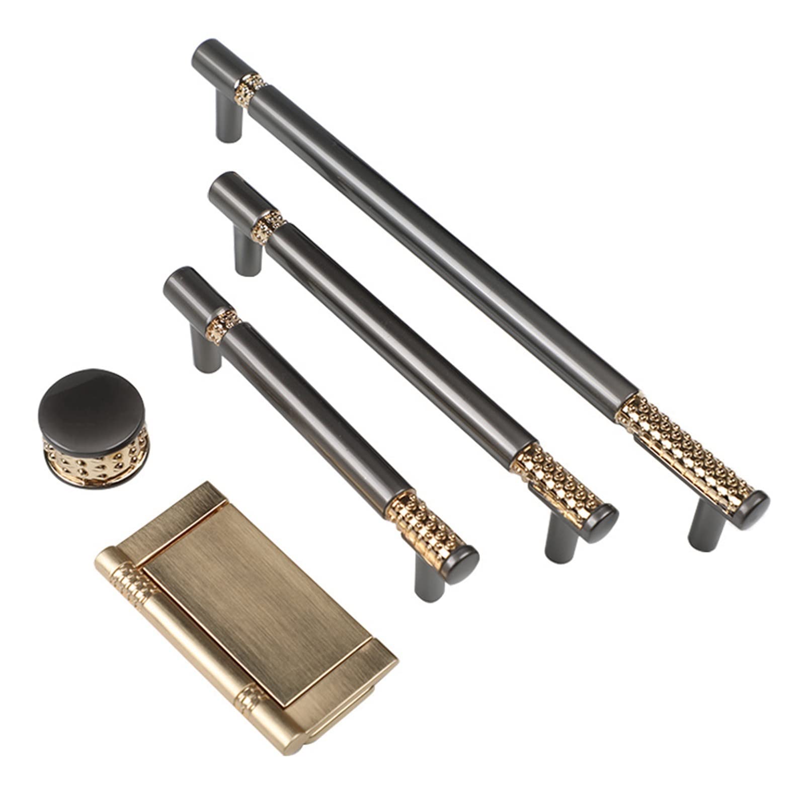 Bouton or moderne pour armoire à vin et tiroir de cuisine de luxe