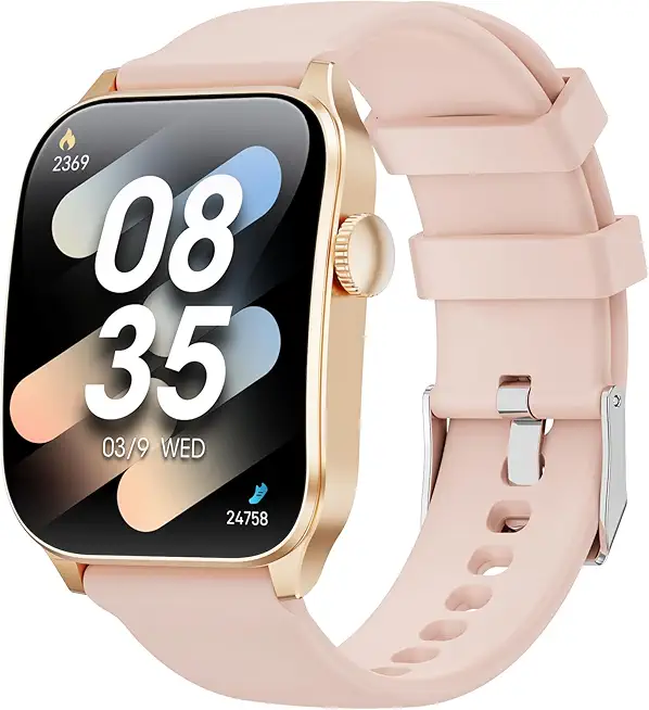 Haulvean Smartwatch Herren Damen, 1,91''HD-rundum gekrümmter Bildschirm, Fitness-Uhr mit Herzraten- und Schlafmonitor, über 120 Sportaktivitäts-Tracker, Smartwatch IP67 für Android und iOS