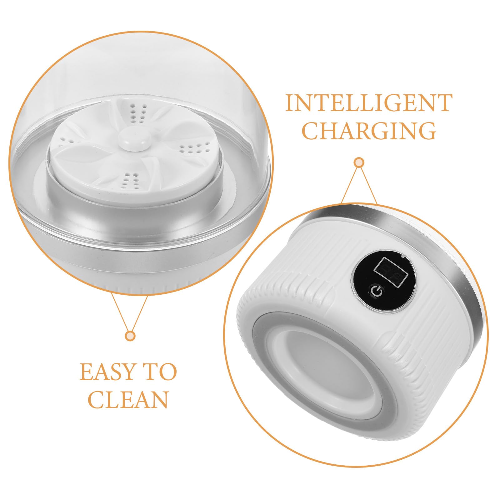 DOITOOL Mini lavadora portátil: lavadora recargable para calcetines, ropa interior y prendas delicadas - Lavadora eléctrica pequeña y compacta