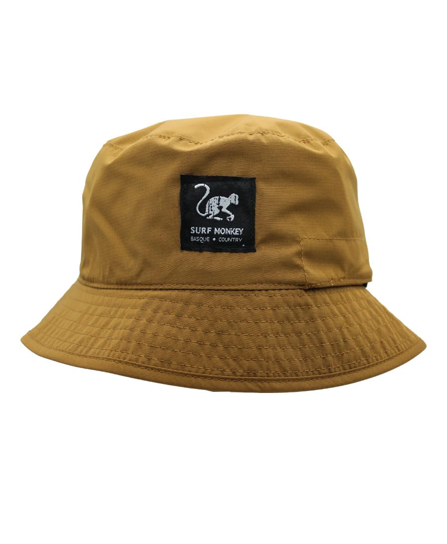 SURF MONKEY Recycled Bucket Hat - Gorro de Pescador Unisex Adulto - Waterproof - Talla única - Reversible