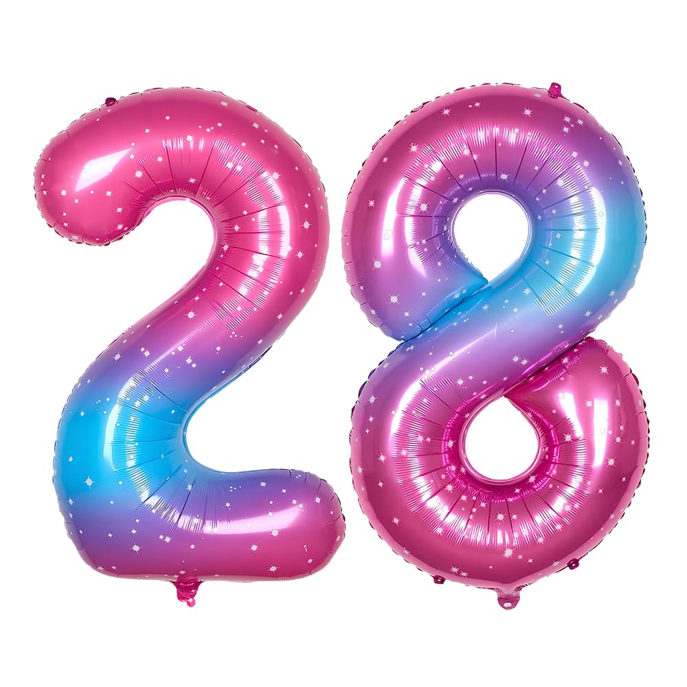 Foil Globo Número 5 Azul 40" (101cm), Inflable Helio o aire, Gigante Numeros 0-9, 10-19, 20-29, 30-100, Grande Globos Decoración para La Boda Aniversario y Cumpleaños Fiestas — view 113