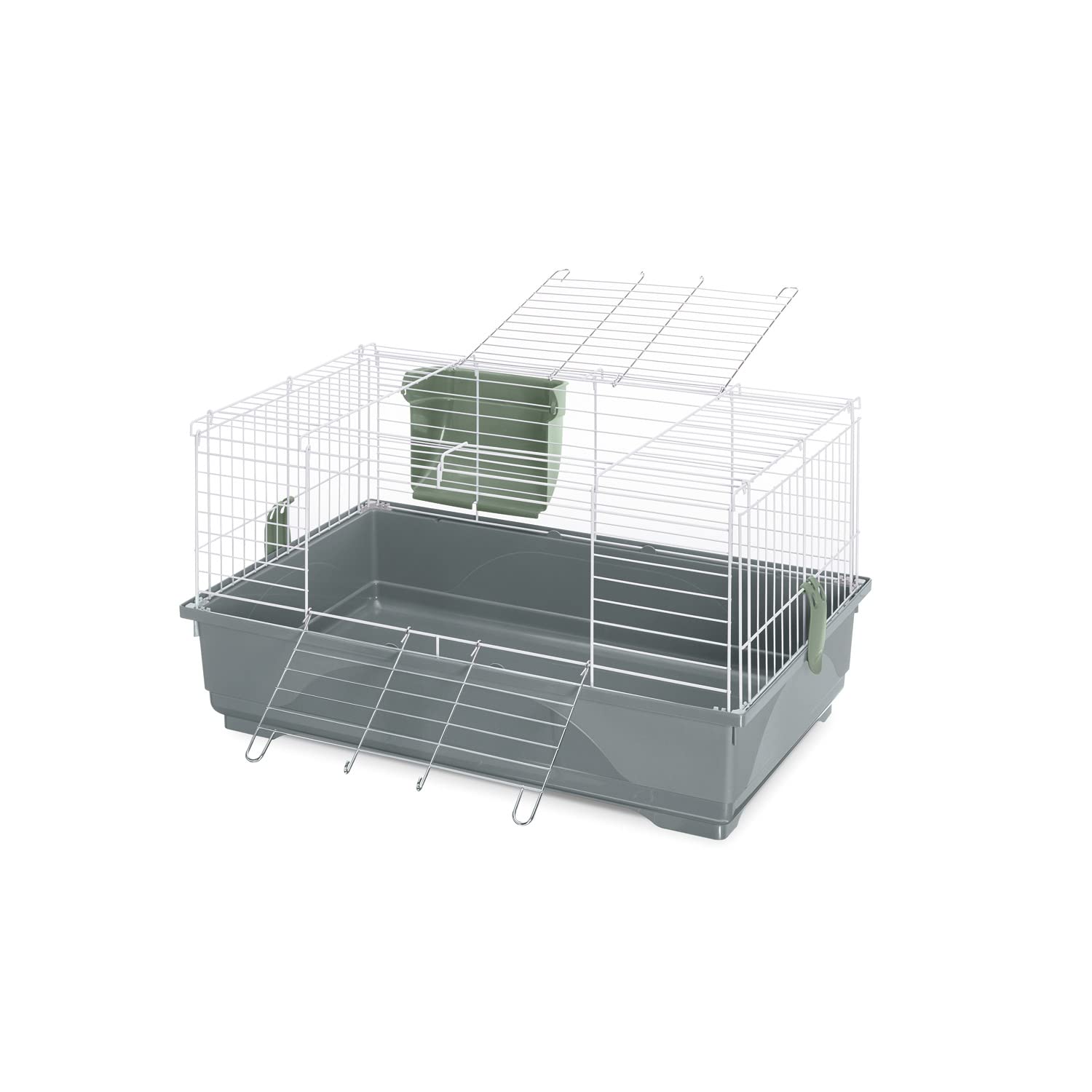 Gabbia Roditore Easy 80, 2ND Life, 80 x 48,5 x 42 cm, Grigio