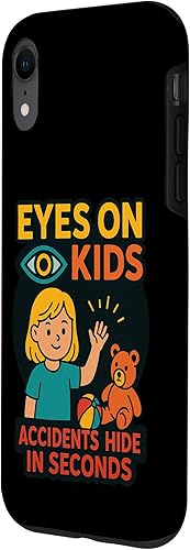 Miniatura 2 de Eyes on Kids Child Safety Gift for Moms, Granny, Grandad Case for iPhone XR
