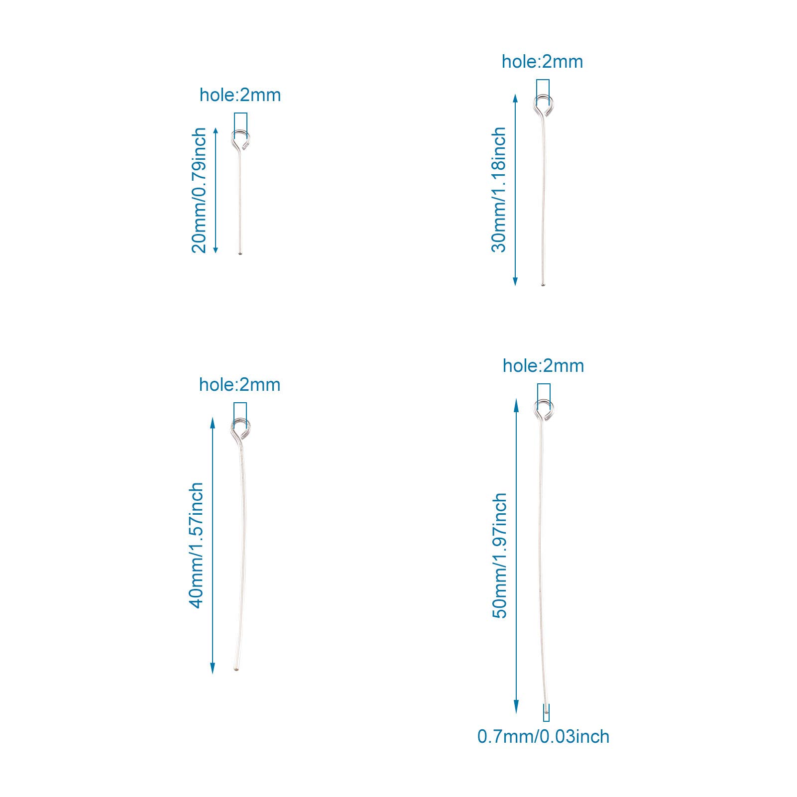 Ball Head Pins For Jewelry Making Pandahall 300Pcs 18K Gold Plated Open Eye Pins Ball Headpins Non Tarnish Flat Head Pins 3 Styles Metal Wire Eyepins Findings Pin Needles Bulk For Bracelet