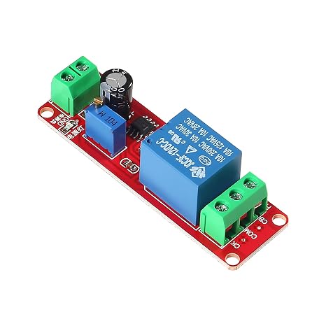 DIANN 8pcs NE555 DC 12V Delay Timer Relay Switch Module Adjustable Module 0 to 10 Second Converter Timer