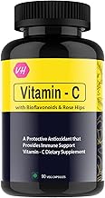 Vitaminhaat Vitamin C with Bioflavonoids & Rose Hips 90 Capsules