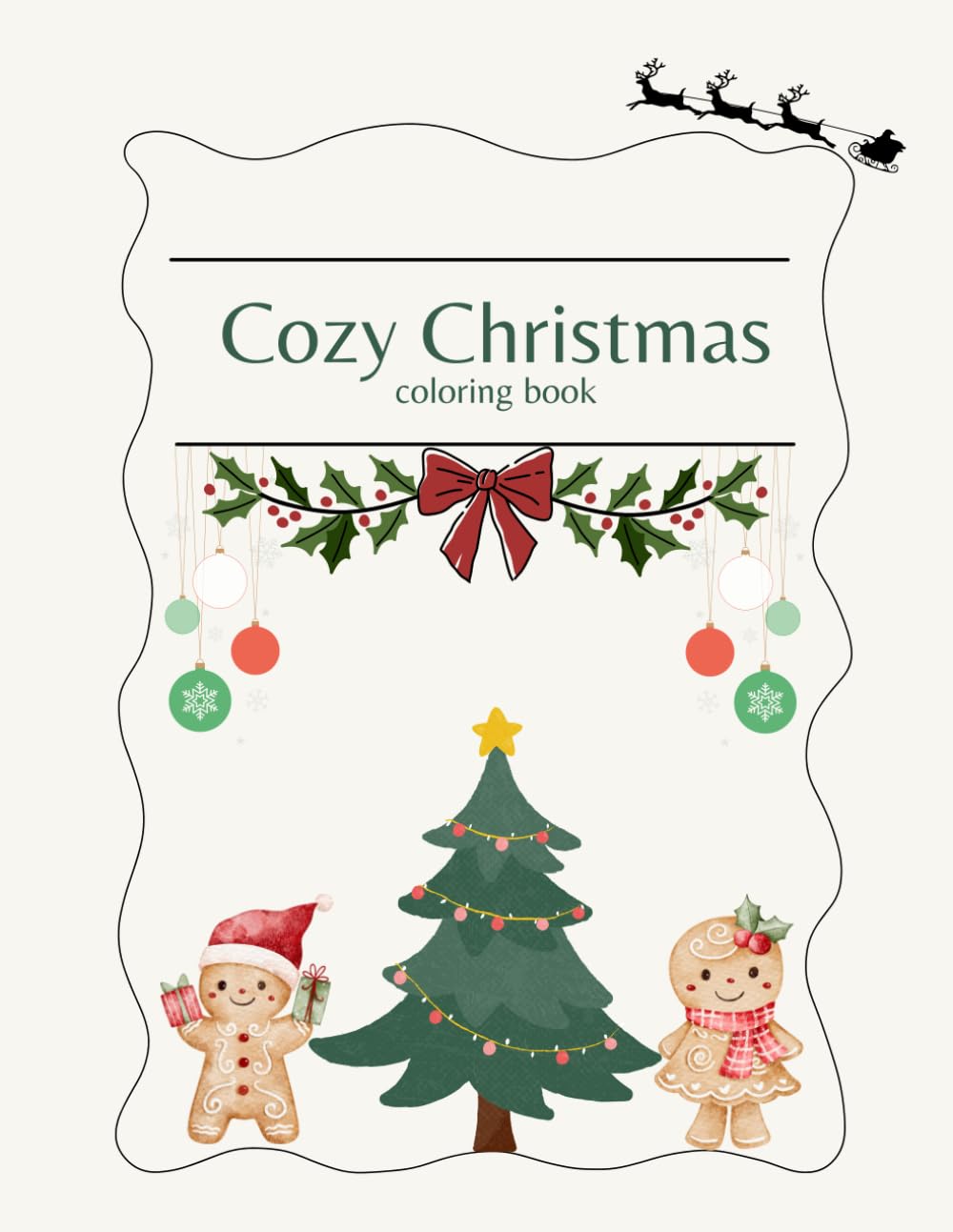 Cozy Christmas: Whimsical coloring book
