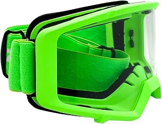Typhoon Motocross Goggles Dirt Bike ATV Goggles Motorcycle Off Road Unisex Adult and Youth - Green