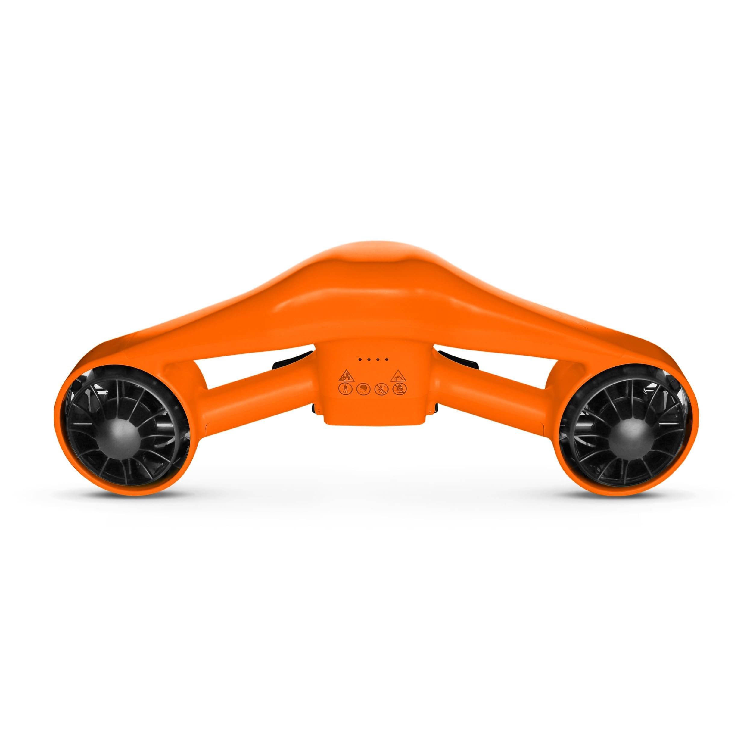 Scooter Acuático Nilox, Propulsor Acuatico Submarino para Inmersiones Hasta 30 m de Profundidad, Hasta 35 min de Uso, Cambio con 3 Velocidades, Fácil de Transportar y Usar, Color Naranja