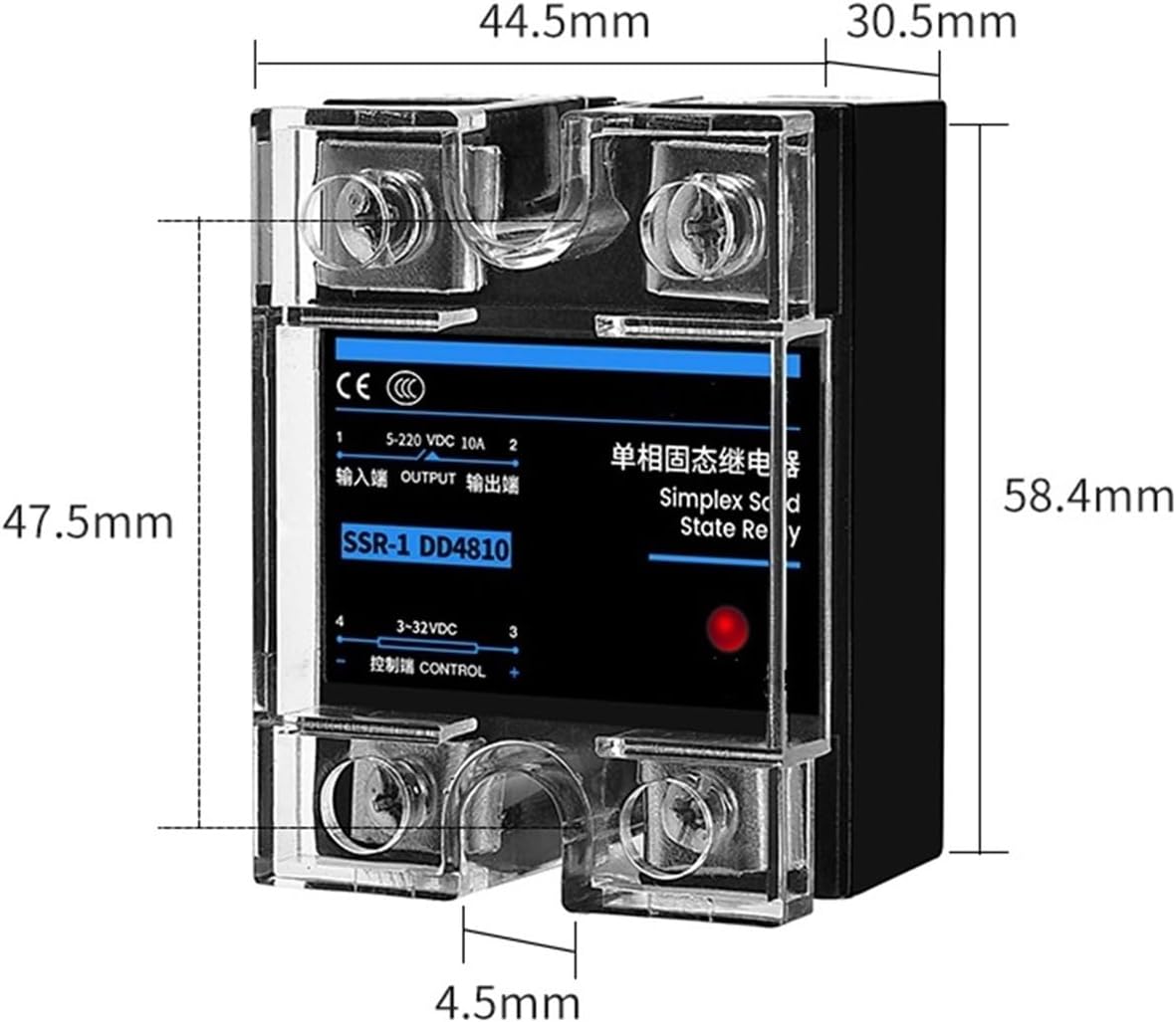 40A DC-DC Solid State Relay Dimensions