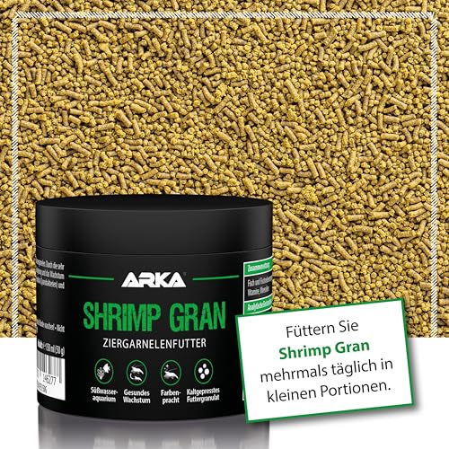 Garnelenfutter ARKA Shrimp Gran 150 ml / 50 g für Neocaridina und Caridina