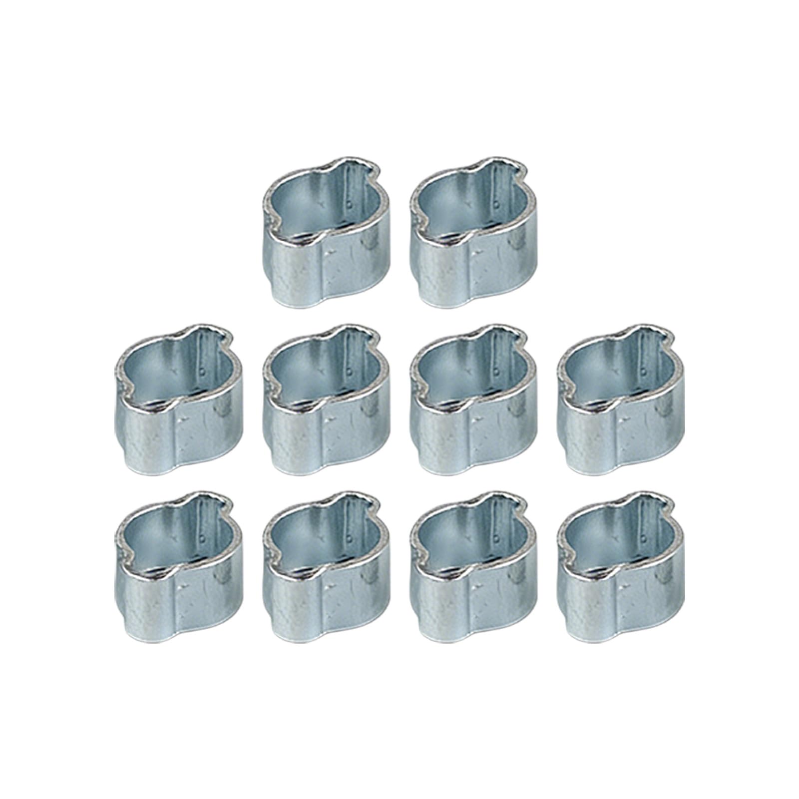 Kaeltsyn N 10Pcs 304 Steel Double Eared Hose Clamps Double Ear Hose Clamps Suitable For Water Oil & Pipe Connectio Water Pipe Clamp