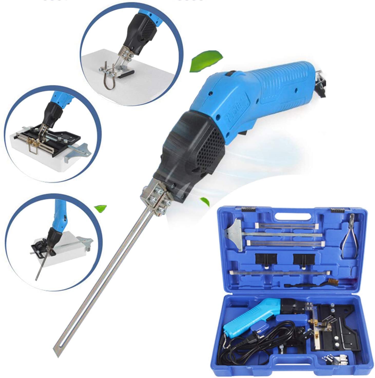 Electirc Hot Knife Cortador de espuma styrofam Kit de herramientas de corte refrigerado por aire EPP EPS XPS EVA EPE PU KT Junta Esponja Nylon