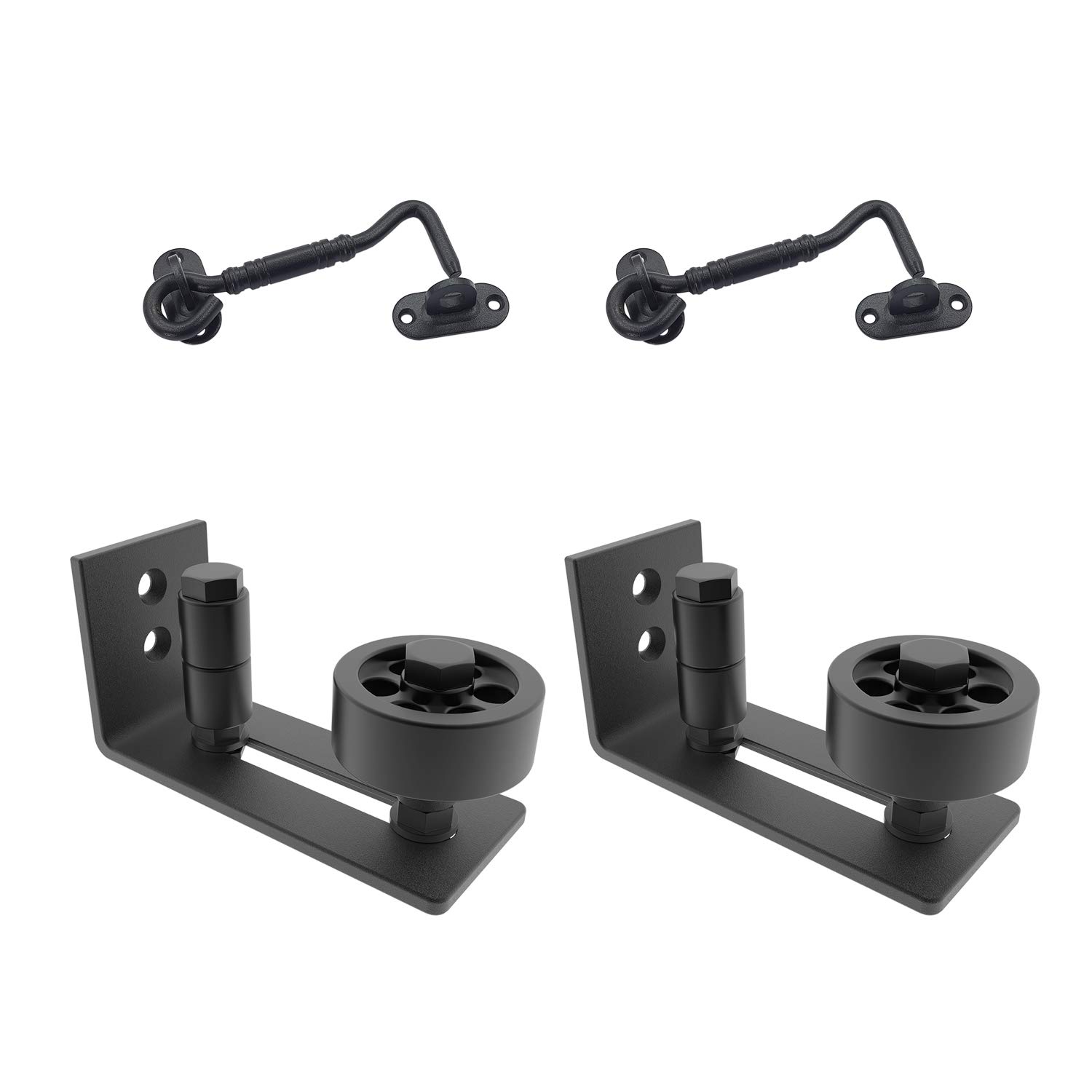 Buy SANKEYTEW Barn Door Floor Guide with Barn Door Lock, Adjustable