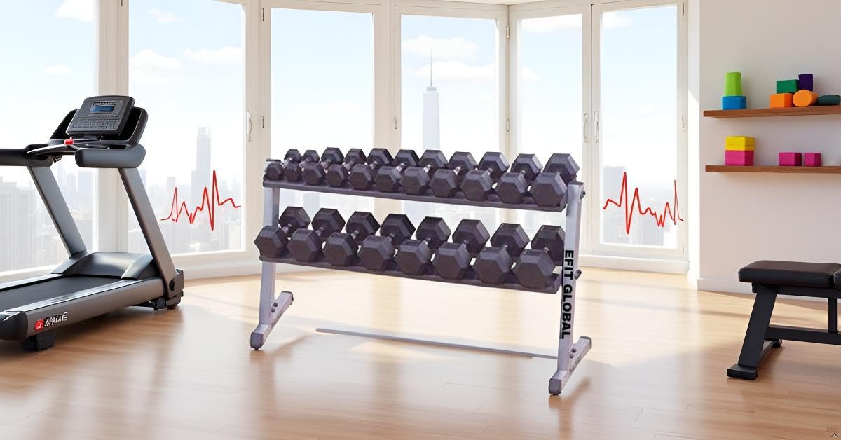 Efit Solutions 2 Tier Dumbbell Rack (Without Dumbbells)-picture-16