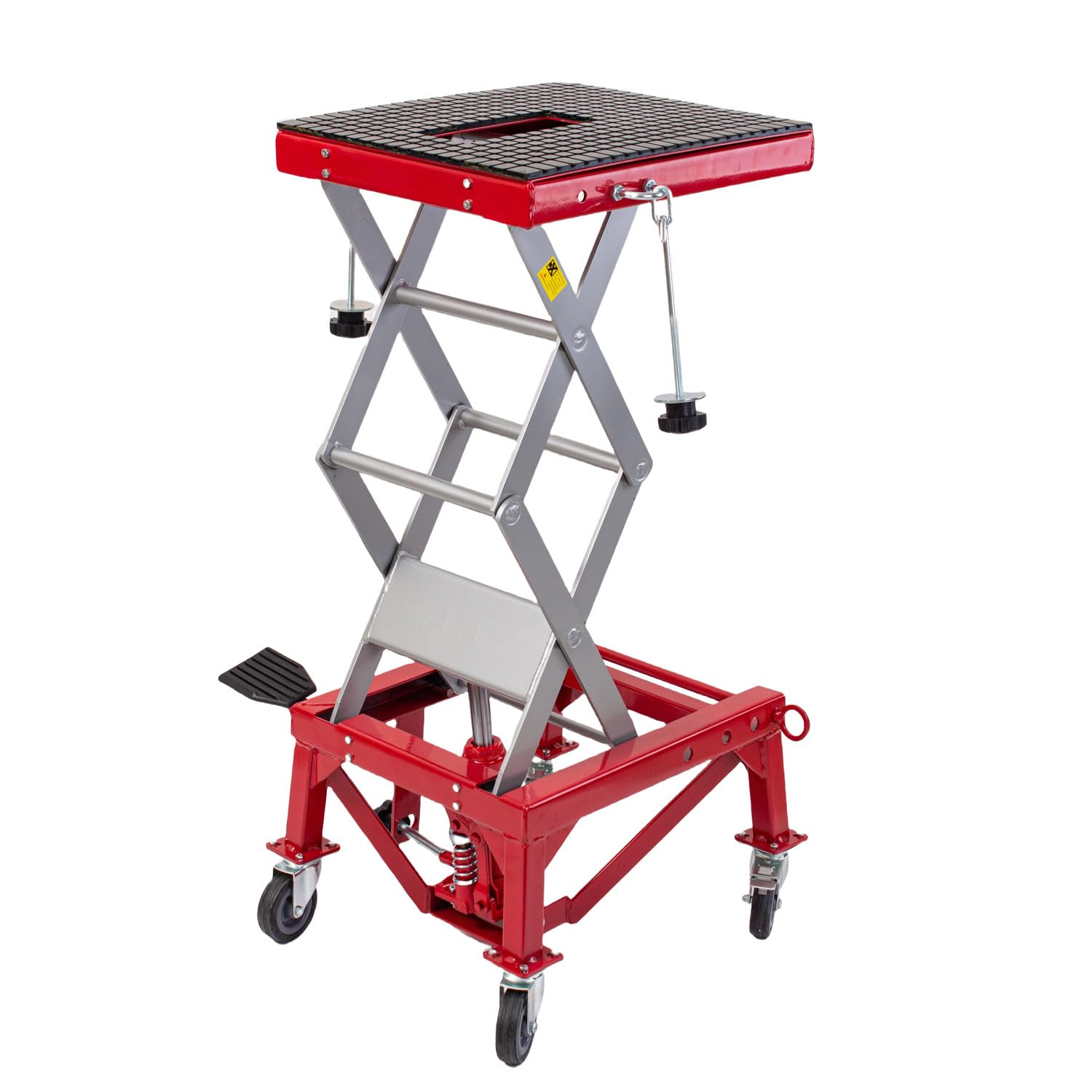 KATSU Tools Cavalletto Idraulico Alzamoto con Ruote, 135 kg