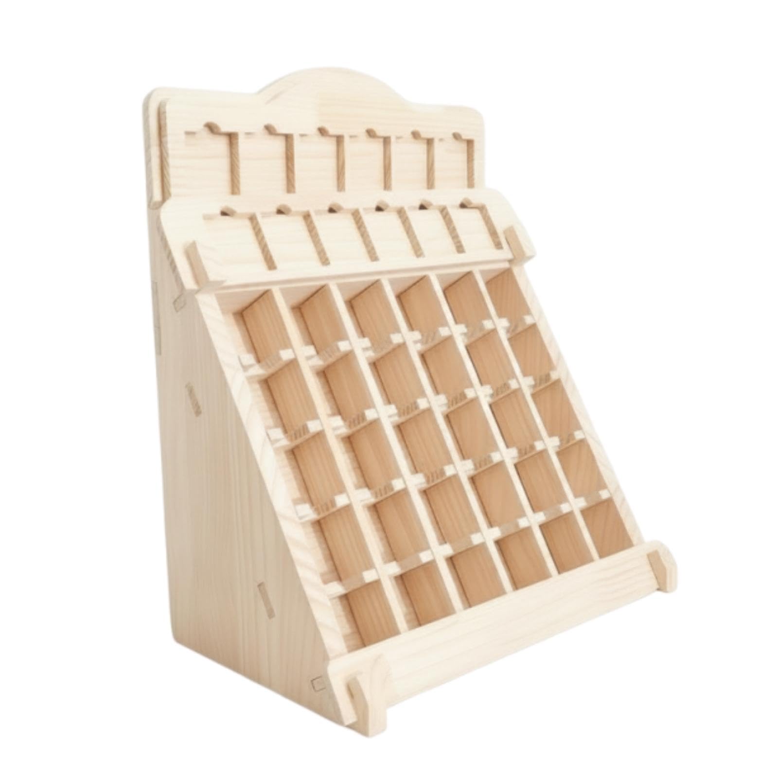Card Display Rack Freestanding Card Display Holder Slanted Desktop Storage Rack for Collectors, Hobbyists, Office, Studio-image-11