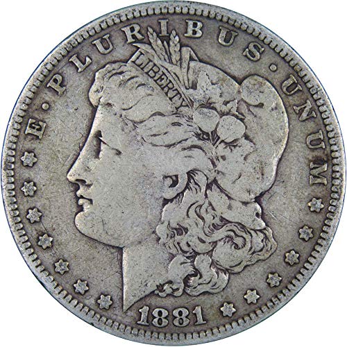 1881 Morgan Dollar VG Very Good 90% Silver $1 US Coin Collectible