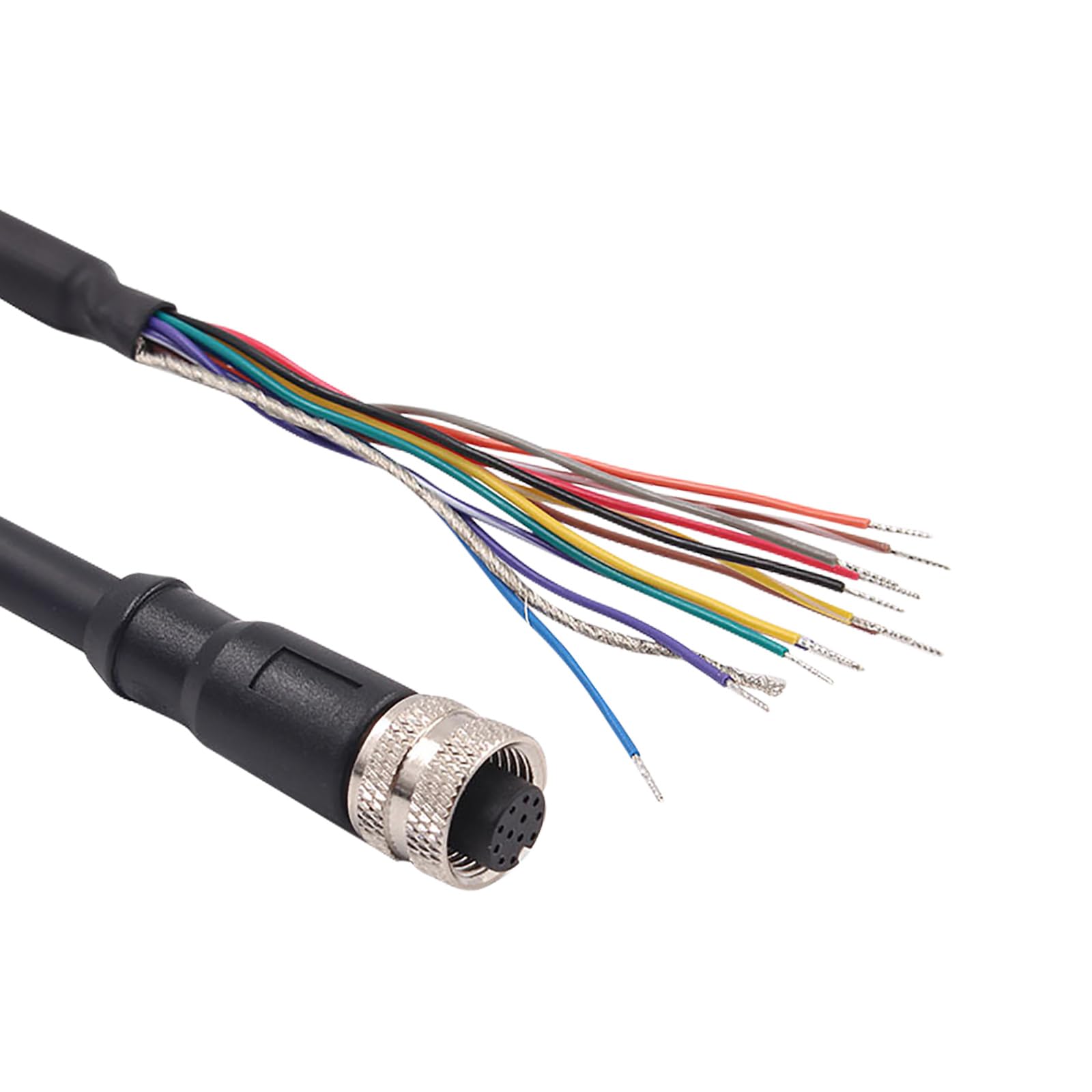Duty, przemysłowy, sensoryczny kabel zasilający z szybkim połączeniem, łatwa instalacja, akcesoria do kamer PWRIO-02, kabel zasilający