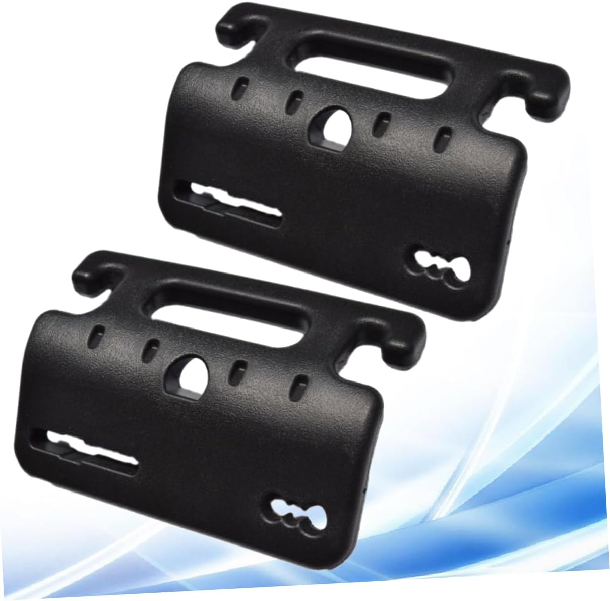 2pcs Car Headrest Grab Handle Hooks Auto Back Seat Grab Bar for Easy Storage Support Black image 4