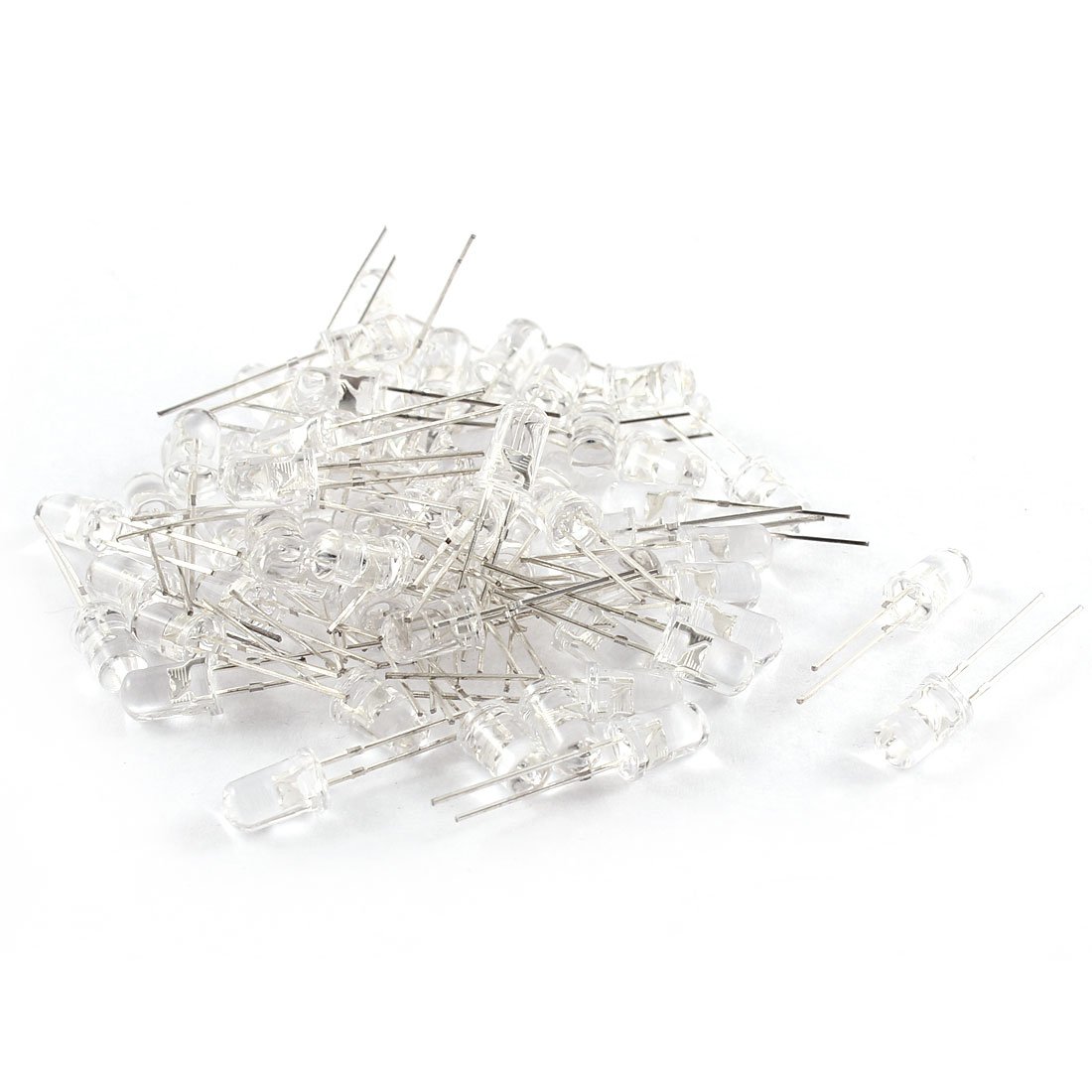 Diodi CC 3V-6V Lampada a Luce intensa Che emette diodi 5mm 65pcs Diodi Schottky LED Verde