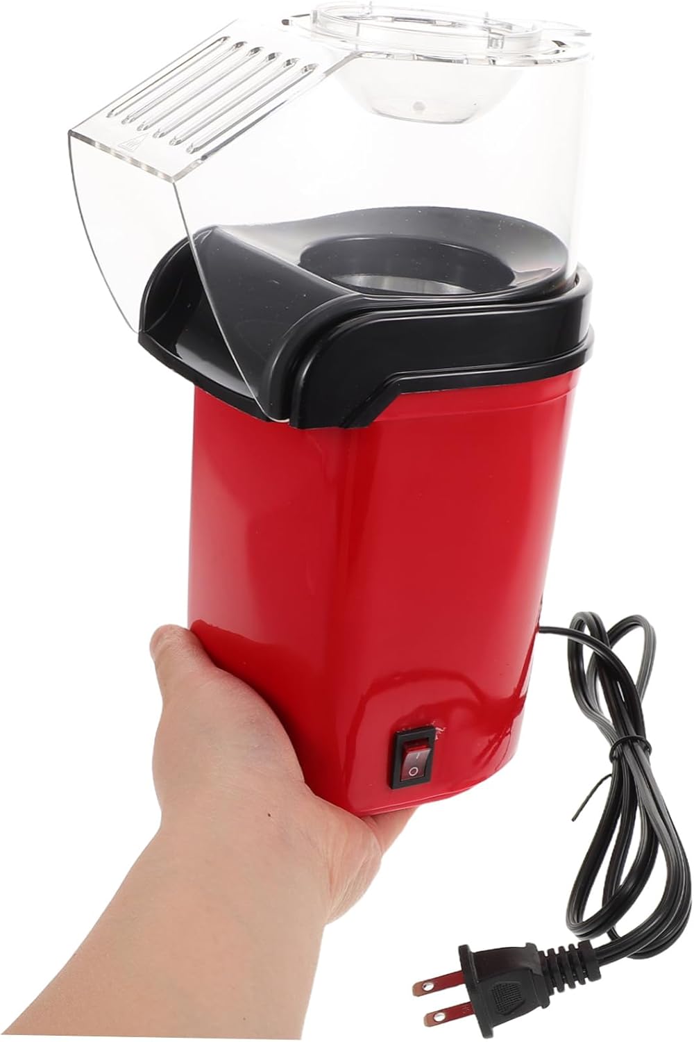 110v Home Popcorn Popper Electric Hot Air Popcorn Maker Healthy Snacking No Oil Needed Fast Popping User-friendly Design