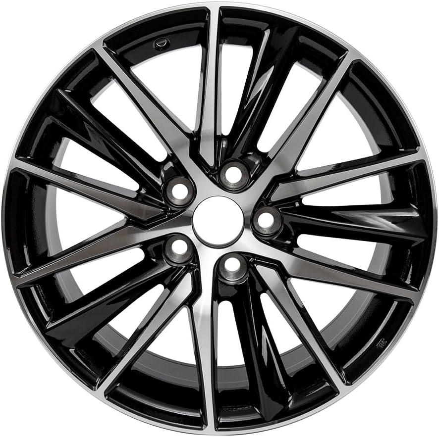 New 18 inch rims Single 18x8 inch Alloy Wheel Rims for 2018 2019 2020 2021 2022 2023 2024 Toyota camry SE machined Black OEM Factory Replacement wheel Rims ALY69133U45N