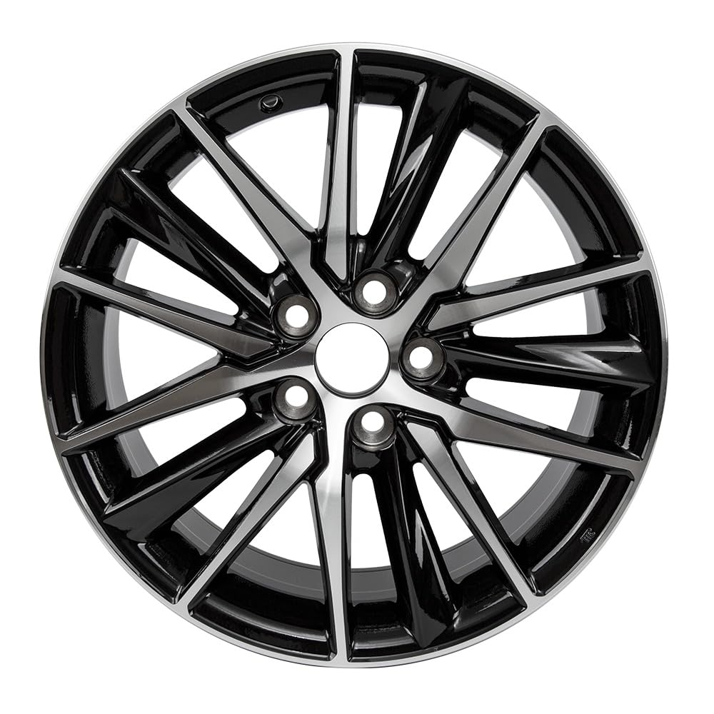 New 18 inch rims Single 18x8 inch Alloy Wheel Rims for 2018 2019 2020 2021 2022 2023 2024 Toyota camry SE machined Black OEM Factory Replacement wheel Rims ALY69133U45N