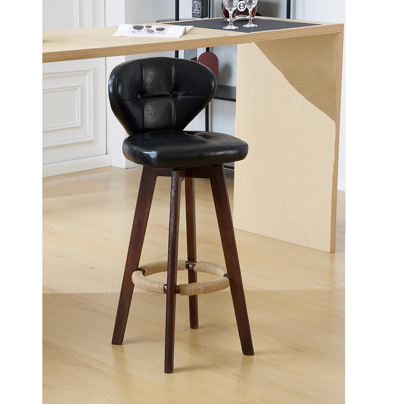 Tabourets de bar pivotants de hauteur comptoir pour restaurant