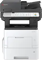 KYOCERA Impressora a laser monocromática multifuncional ECOSYS MA6000ifx (impressão/cópia/digitalização/fax), 62 ppm, até 1200 dpi, capacidade Gigabit Ethernet HyPAS, painel de tela sensível ao toque