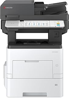Kyocera ECOSYS MA6000ifx All-in-One Monochrome Laser Printer (Print/Copy/Scan/Fax), 62 ppm, Up to Fine 1200 dpi, Gigabit Ethernet HyPAS Capable, 7 inch Touchscreen Panel, 512 MB