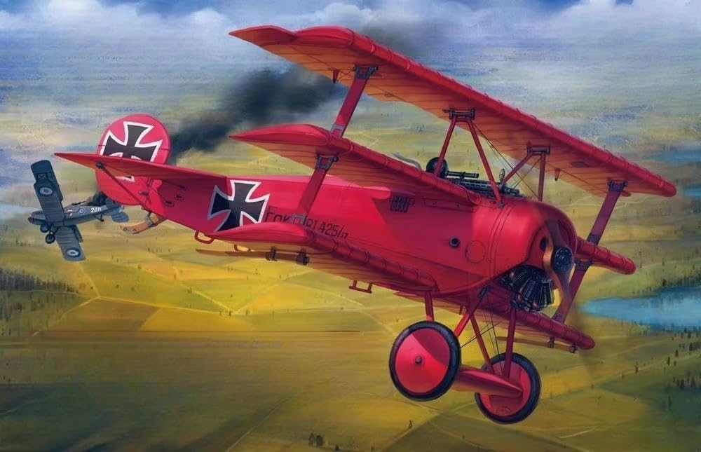 Meng Model QS-002 1/32 Fokker Dr.I Triplane Assembly Model kit