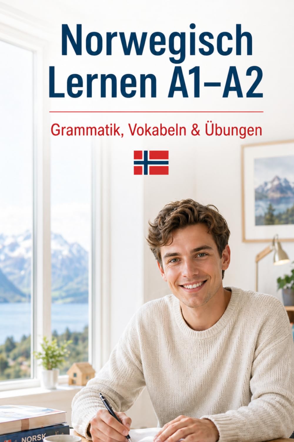 Norwegisch Lernen A1–A2 Grammatik, Vokabeln & Übungen: Norwegische Grammatik, Basiswortschatz, praktische Übungen mit Lösungen für Anfänger