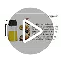 Image of Vasukie 500ML Oil Sprayer for Cooking, 2 in 1 Olive Oil Dispenser Bottle, Glass Oil Spray Bottle with Handle, Fine Mist & Pour, for Air Fryer, Salad, BBQ, Roasting & Kitchen (2 in 1 Oil Bottle)