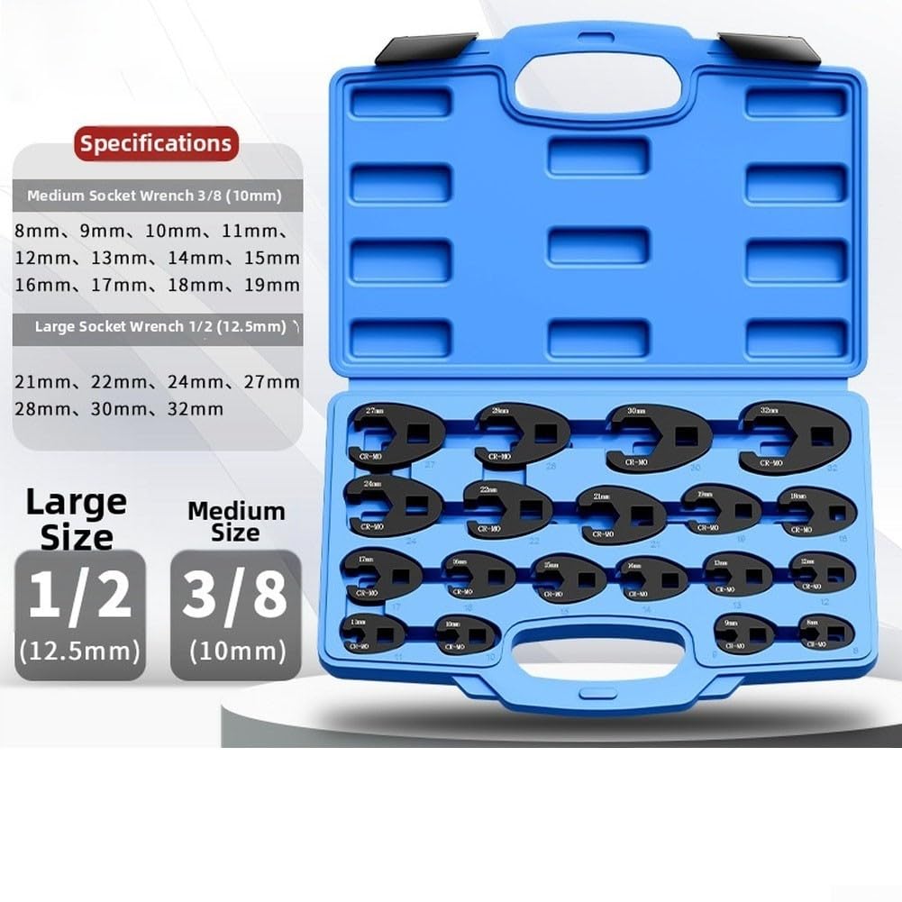 à tuyau acier 8-32mm U pour robuste à tuyau acier 8-32mm U(19-Piece Set)