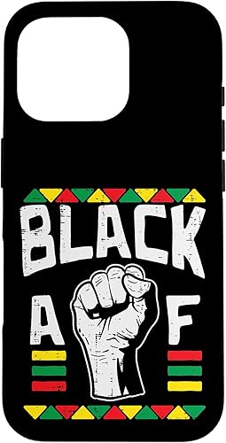 Miniatura 19 de Funda de regalo afroamericana para iPhone 13 Pro Black AF Fist Dashiki Kente Pride BLM